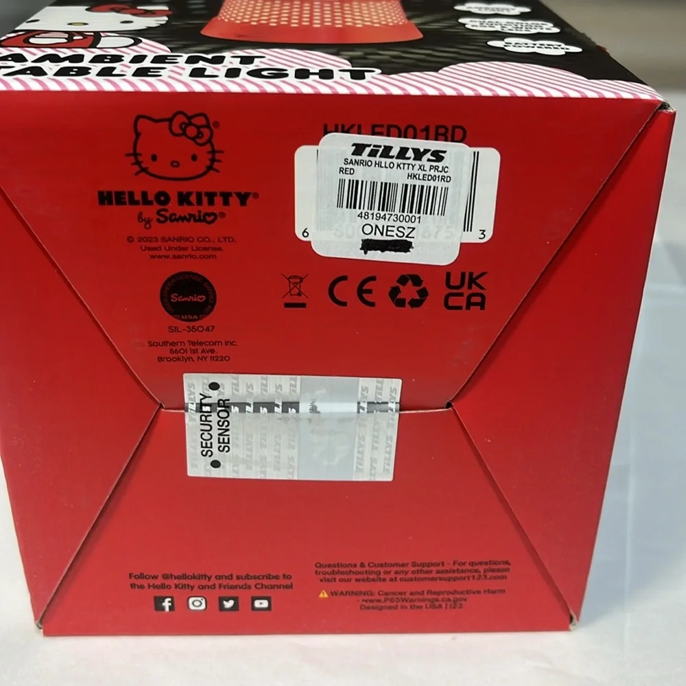 Hello Kitty Red Ambient Table Light